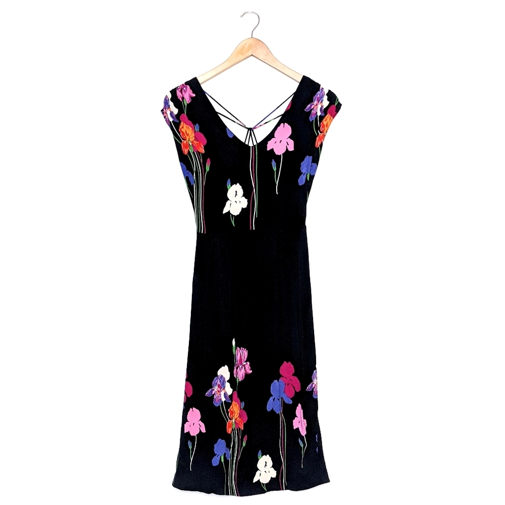 malibu media strappy back dress - rare vintage 70s